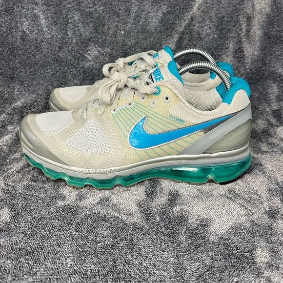 Nike Air Max + 2010 Silver Glass Blue Women size 10.5 - Picture 2 of 8